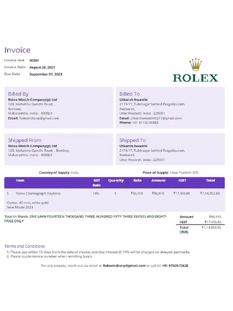 bill of sale for rolex watch free pdf|rolex bill pdf download.